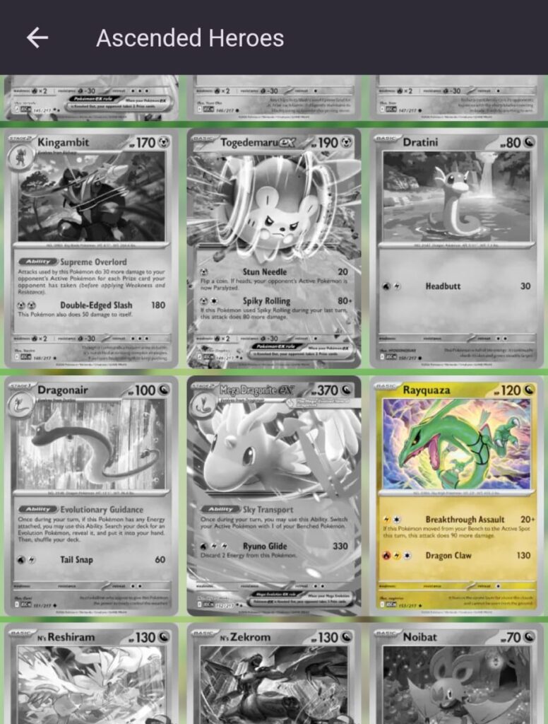 TCG CW Set