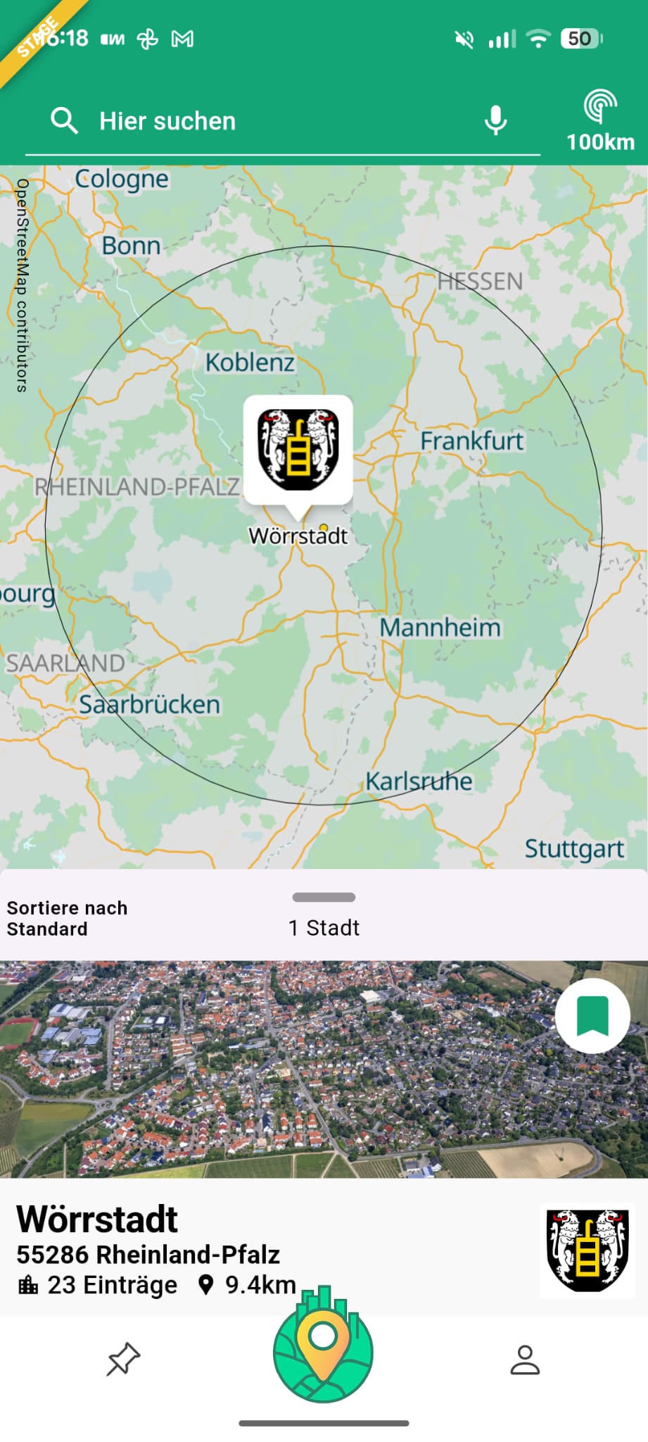 Städte übersicht